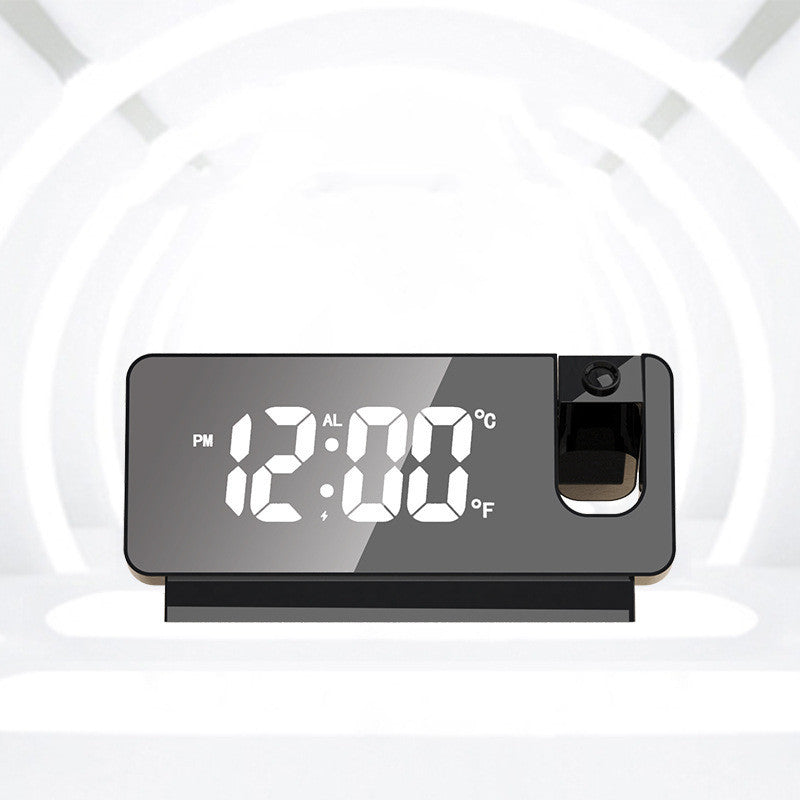 New 3D Projection Alarm Clock LED