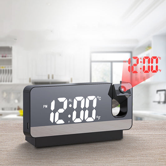 New 3D Projection Alarm Clock LED