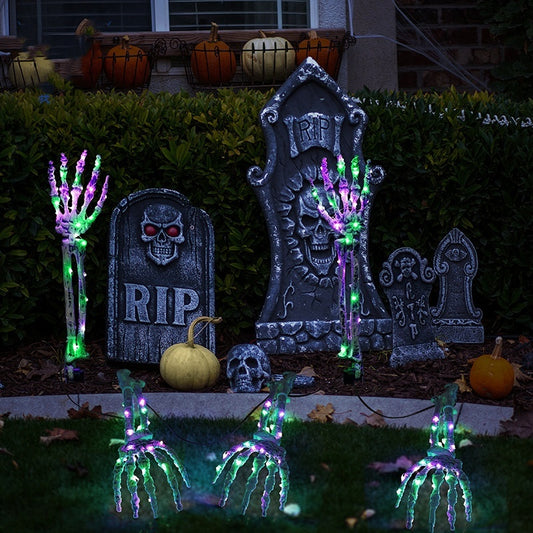 Solar-Powered Halloween Garden Light