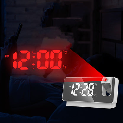 New 3D Projection Alarm Clock LED