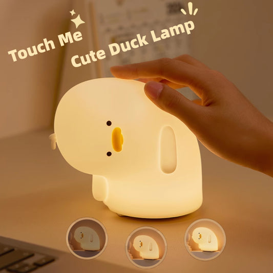 USB Cute Duck Night Lamp