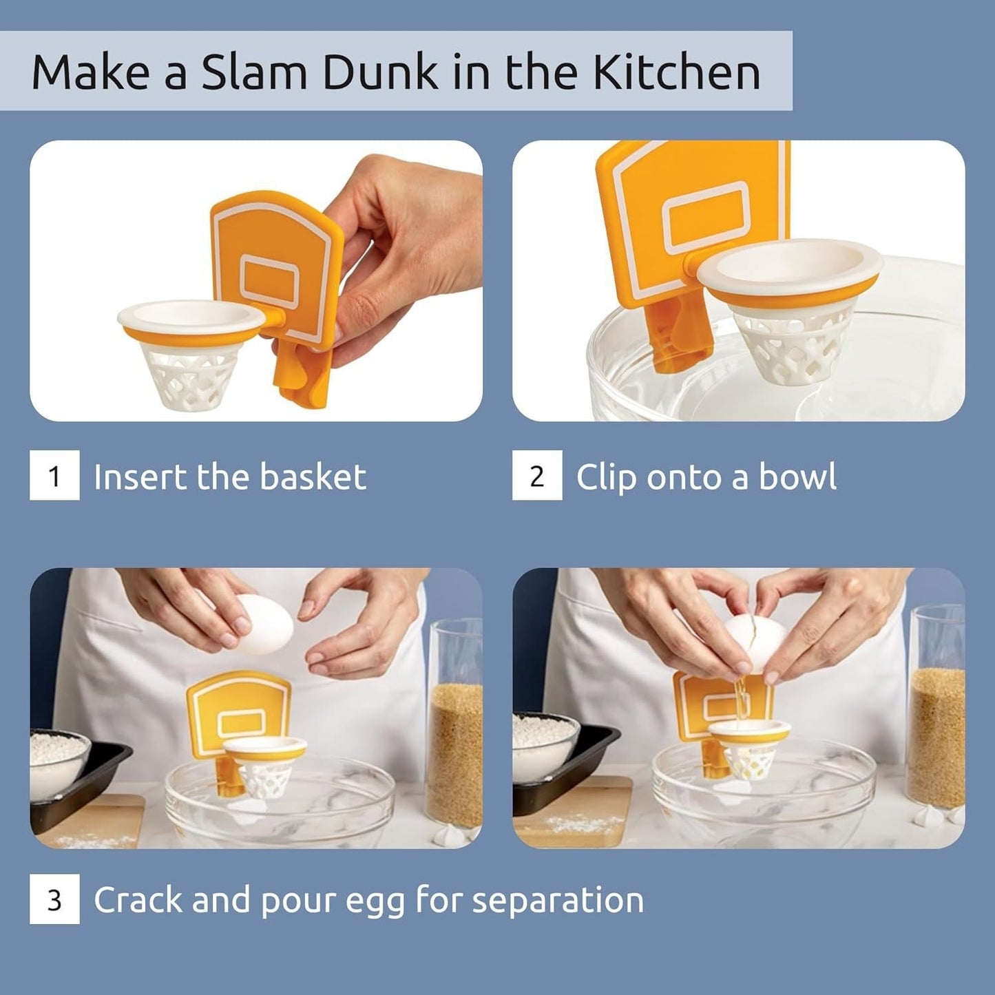 DUNK' N Egg Yolk Separator