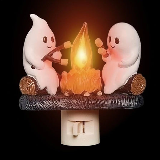 Halloween Ghost Campfire Night Light